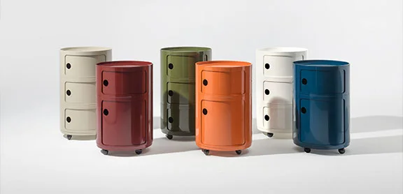 カルテル　コンポニビリ　componebili chrome Amazon.com: Kartell Componibili Drawers by Anna Castelli